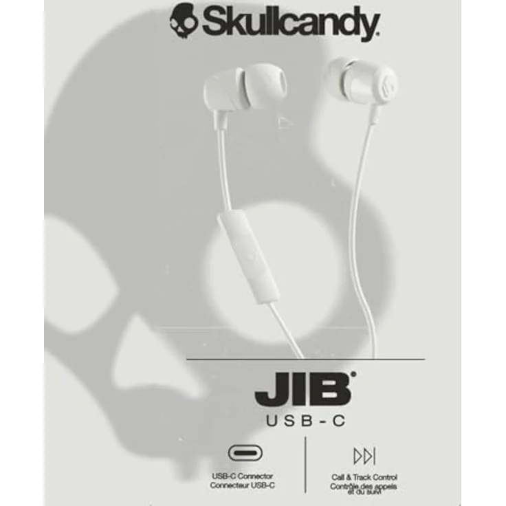 Skullcandy JIB IN EAR W/MIC 1, Kabelgebundene Kopfhörer mit USB-C Anschluss, Weiss – Bild 6