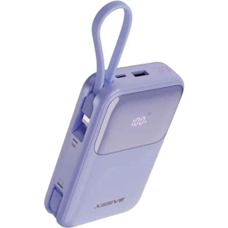 COFI 1453 22,5W Power Delivery Schnelllade-Powerbank mit LED-Display Lila