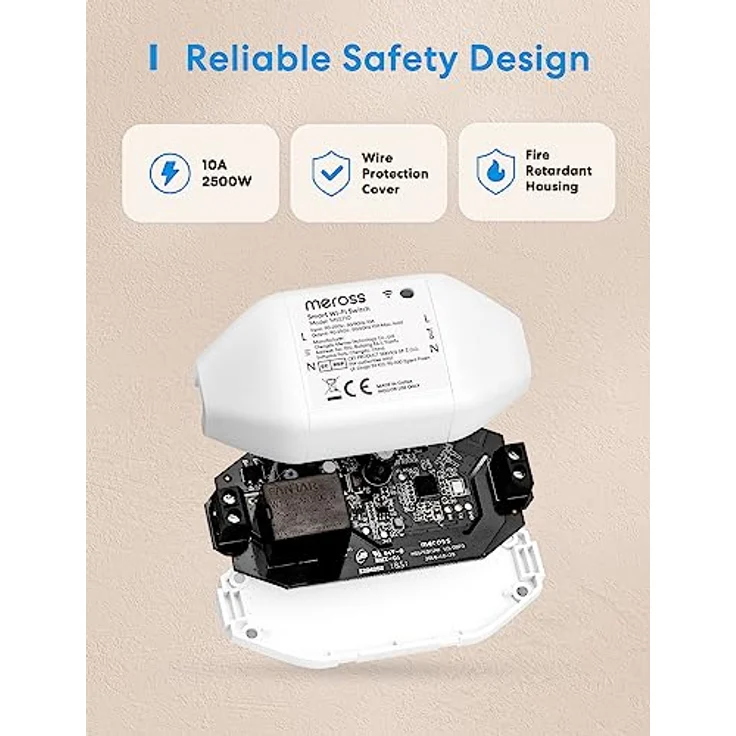 MEROSS MSS710HK Smart WiFi Switch Schaltaktor – Bild 5