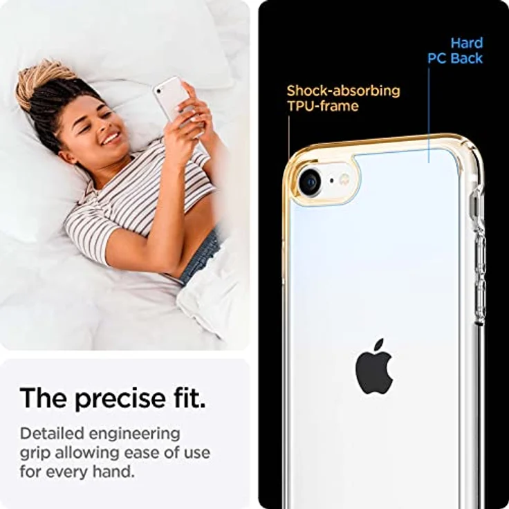 Spigen [Ultra Hybrid 2 Kompatibel mit iPhone 8/7 Hülle, Einteilige Transparent Schutzhülle für iPhone 7 iPhone 8 Case Crystal Clear (042CS20927) – Bild 6