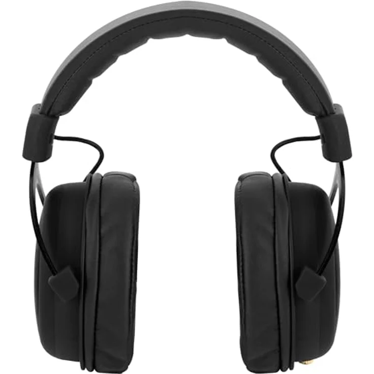 Pronomic KH-6093 BK Studio-Kopfhörer - Hervorragende Schallabschirmung nach außen - Übertragungsbereich: 10-30.000 Hz - Ohrpolster und Bügelband aus Kunstleder - Schwarz – Bild 5
