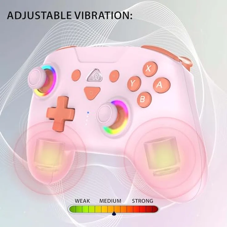 Subsonic 147437, Kabelloses Gamepad für Nintendo Switch mit D-Pad, Home Button, Turbo-Funktion, Mehrfarbig, 600 mAh Akku, bis zu 10 Stunden Spielzeit – Bild 8