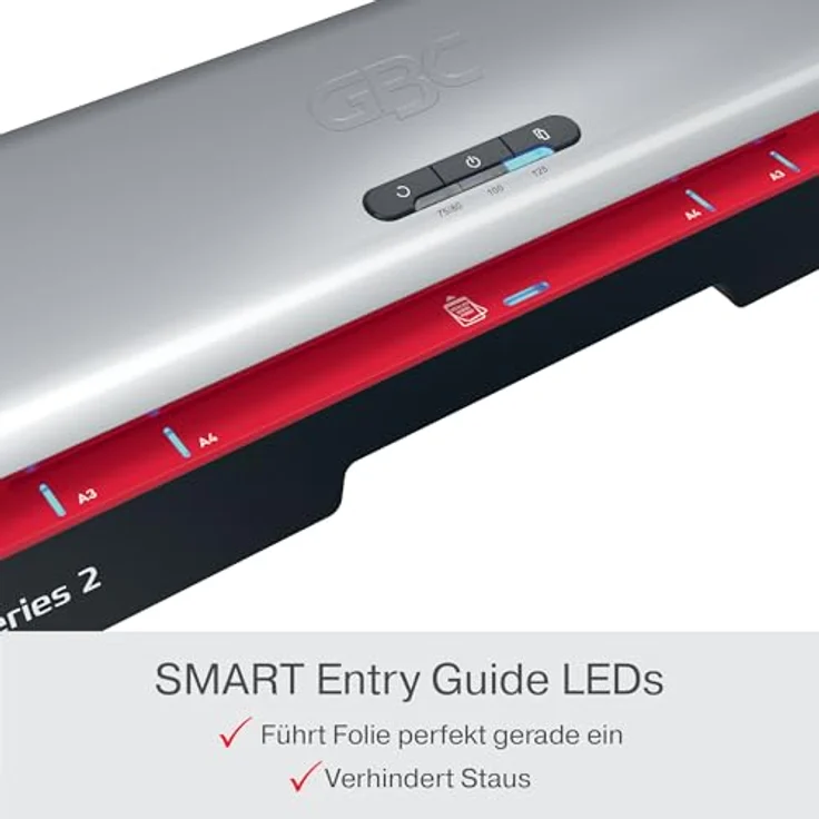 GBC Laminiergerät 250HS, Hochgeschwindigkeits-Laminierer für A3-Dokumente, 500 mm/min, 75-125 µm, EU Version – Bild 7