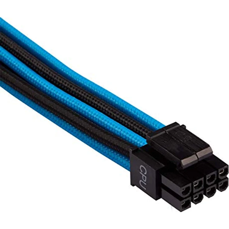 Corsair Premium individually sleeved starter kit (Type 4, Generation 4) - Stromkabelkit - Schwarz, Blau (CP-8920221) – Bild 5