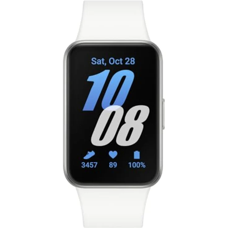 Samsung Fitness-Tracker Galaxy Fit 3, AMOLED Display, Herzfrequenzmessung, weiß – Bild 5