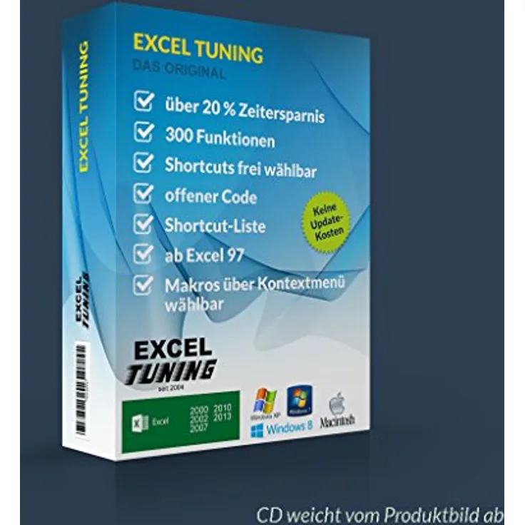 Excel-Tuning AddIn - 300 Makros/Funktionen