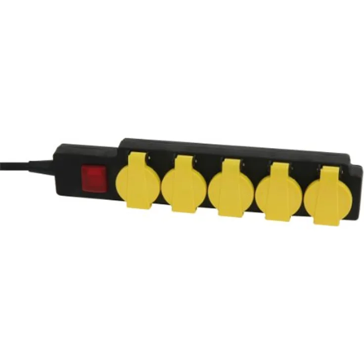Debflex 722600 parafoudre bloc 5 prises Wasserdicht 16 A