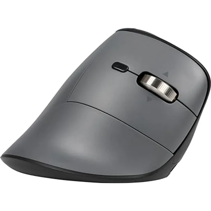 BakkerElkhuizen FastForward Pro, Vertikale Ergonomische Maus mit Hyperscroll, Bluetooth/2.4G/USB-C, 2400 DPI, Wiederaufladbar, Für Windows & Mac