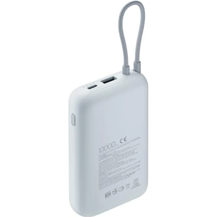 Xiaomi 22.5W Power Bank mit Integriertem Kabel - 10000mAh, Schnellladefunktion, lädt 3 Geräte gleichzeitig, flugtauglich, in 4.5 Stunden aufgeladen - praktisch und kompakt, Blau – Bild 3