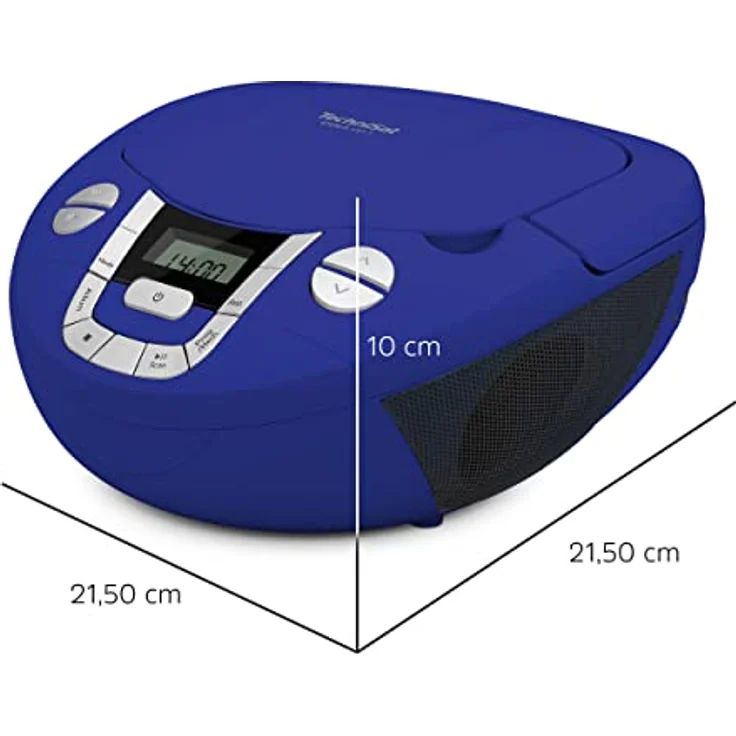 TechniSat Viola CD-1 | Boombox mit Bluetooth, Batteriebetrieb, CD-Player & UKW-Radio – Bild 9