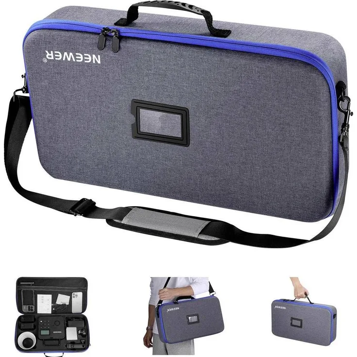 Neewer PB8, Kamera Schultertasche aus robustem Material mit verstellbarem Tragegurt und durchdachter Innenaufteilung zur sicheren Aufbewahrung von Blitzgerät und Zubehör