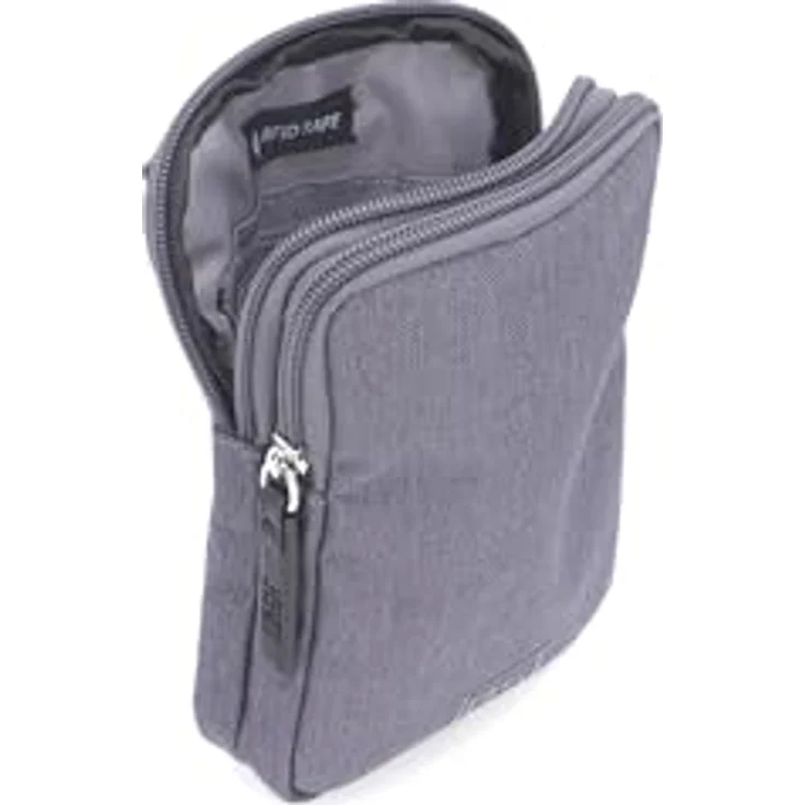 Jost Bergen Handytasche, 12 cm x 4 cm x 16 cm, dunkelgrau, 100% Polyester – Bild 7