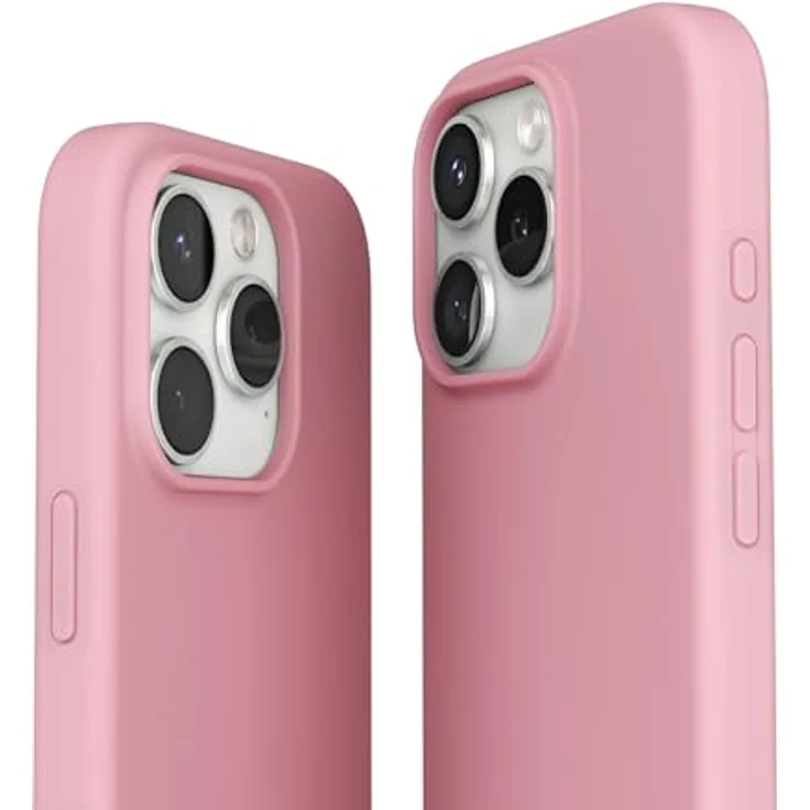 VONMÄHLEN Weiche Silikonhülle für iPhone – Handyhülle aus recycelten Materialien, kompatibel mit Mag-Safe, Mikrofaserfutter & Kamera-Displayschutz – Bild 5