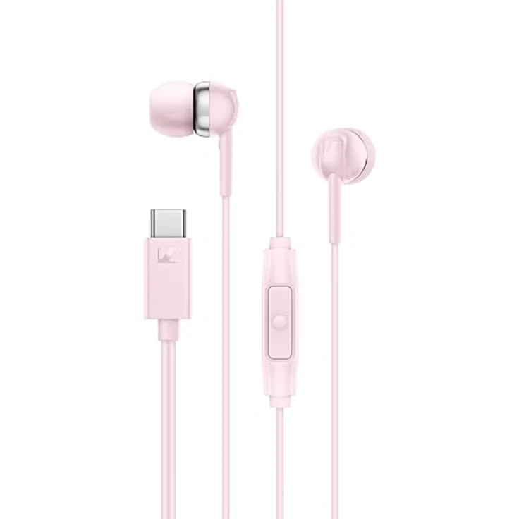Sennheiser CX 80 U, In-Ear Kopfhörer mit klarer Soundqualität, rosa – Bild 2