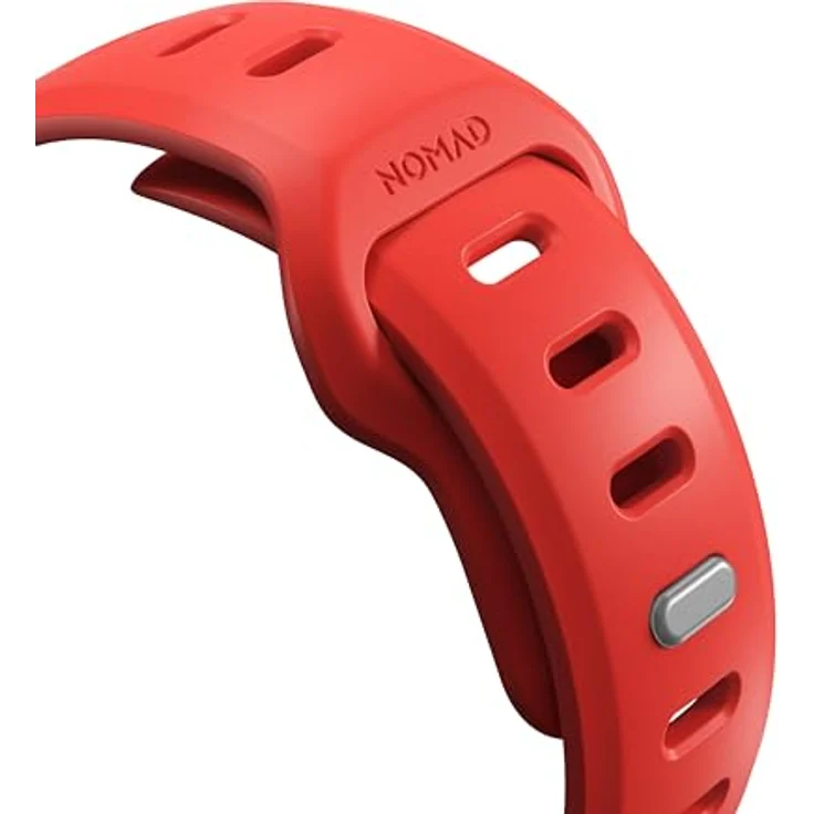 NOMAD Tempo Band für Apple Watch 42mm, wasserfestes und schlankes Sportarmband in Coral – Bild 4