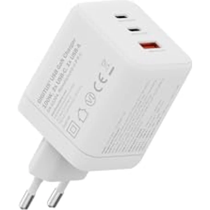 Digitus GaN II Charger 100W, USB Ladegerät mit 2x USB-C und 1x USB-A, weiss – Bild 10