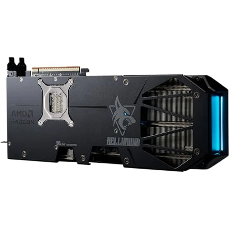 PowerColor Rx 9070 Xt Hellhound Oc 16gb Gddr6 Gaming Grafikkarte mit 304 Watt Leistungsaufnahme – Bild 7