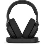 Fractal Design Scape Dark, Wireless PC Gaming Headset mit abnehmbarem Flip-to-Mute Mikrofon, Geräuschunterdrückung, bis zu 40 Stunden Akkulaufzeit und konfigurierbarer Ambient-Beleuchtung, schwarz