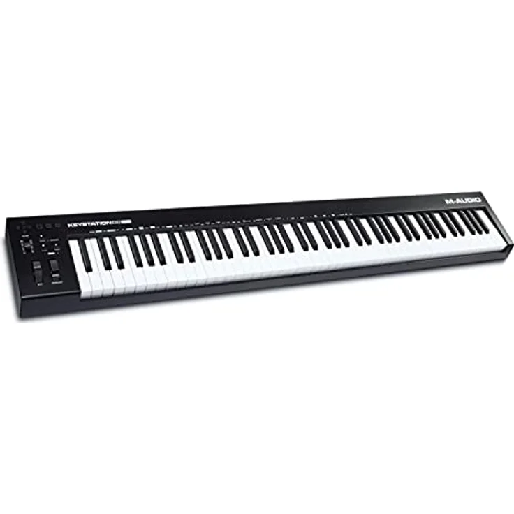 M-Audio Keystation 88 MK3 – MIDI Keyboard Controller mit 88 halbgewichteten Tasten für die Kontrolle über virtuelle Synthesizer und DAW-Parameter – Bild 1