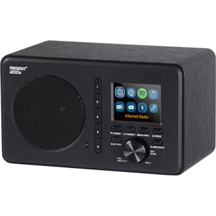 Ferguson Regent i200s, Internetradio WLAN Radio mit Bluetooth, DAB/DAB+/FM, Radiowecker, Equalizer, Farbdisplay, USB, AUX-IN, App-Steuerung, Fernbedienung – Bild 1