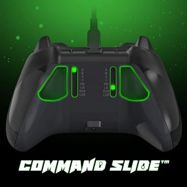 Snakebyte GAMEPAD PRO X - schwarz - Offiziell lizensierter, kabelgebundener Xbox & PC Controller |volle Präzision durch Hall-Effect Sensoren | Audio-Panel | belegbare Zusatztasten | Trigger-Stops – Bild 4