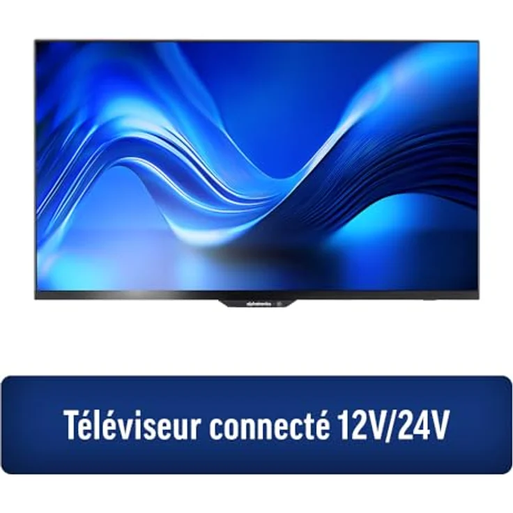 MOBILETV Alphatronics SL-22 DW, 55 cm, Full-HD Smart TV für Wohnmobil/Wohnwagen, WebOS Hub-System, Triple Tuner, DVD-Player, TNT-Antenne, beleuchtetes Logo, dünner Rahmen – Bild 2