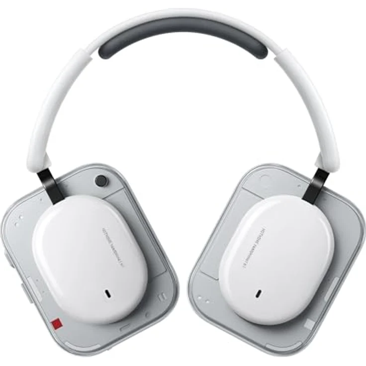 Nothing Headphone (a), Kabellose Over-Ear Kopfhörer mit ANC, bis zu 135h Akkulaufzeit, Hi-Res Audio, LDAC, Anpassbare taktile Steuerung – Weiß – Bild 1