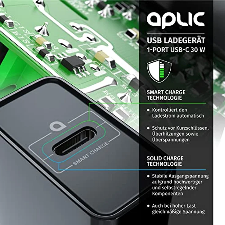 CSL - USB C Ladegerät Netzteil mit Power Delivery 30 Watt - USB Charger Ladeadapter - Schnellladefunktion - Kompatibel mit MacBook Pixel iPhone X XS 8 Plus Samsung S10 S9 S8 Note 8 und mehr – Bild 5