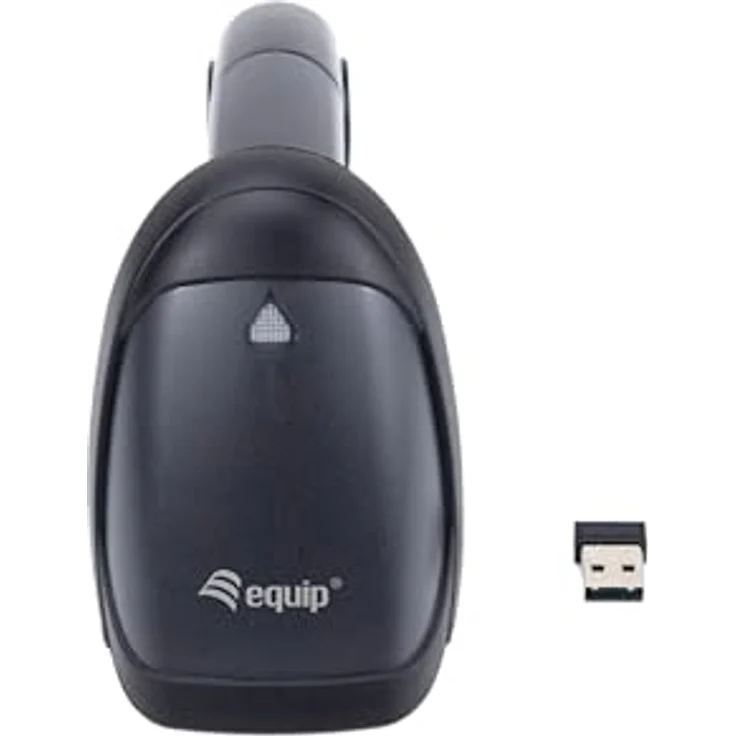 equip Barcode Handscanner Laser Wireless USB, Barcode-Scanner, Schwarz – Bild 5
