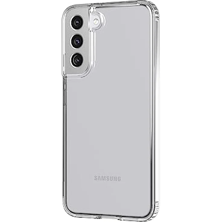 tech21 Evo Clear für Samsung Galaxy S22 Plus - Klare Handyhülle mit 3,6 m Multi-Drop-Schutz und selbstreinigendem Schutz – Bild 2