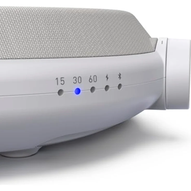 Hama Calm 3 W Bluetooth Lautsprecher, Laufzeit bis 20 h, Bluetooth 5.3, Grau/Weiß, versandkostenfrei – Bild 3