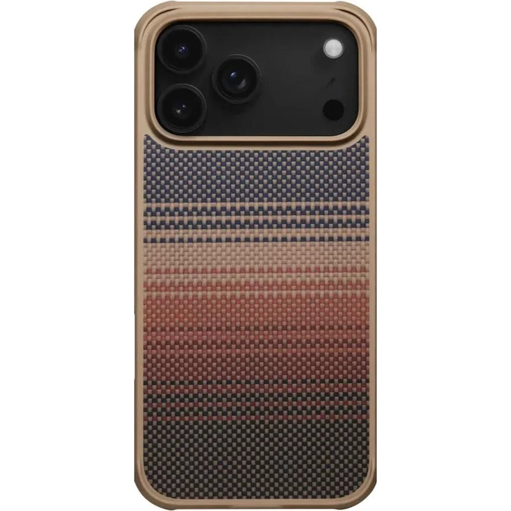 Pitaka Aramid ProGuard Schutzhülle für Apple iPhone 17 Pro Max, Military-Grade Schutz, Sunset-Farbe, MagSafe-kompatibel