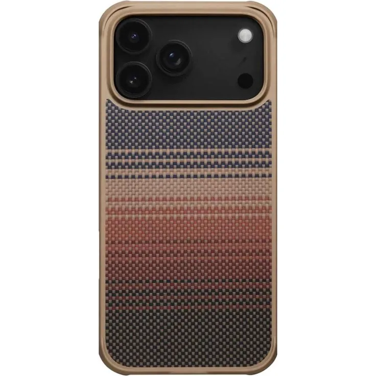 Pitaka Aramid ProGuard Schutzhülle für Apple iPhone 17 Pro Max, Military-Grade Schutz, Sunset-Farbe, MagSafe-kompatibel