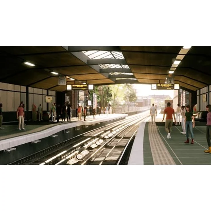 MDM MERIDIEM GAMES Subway Simulator 2: Hamburg & Berlin, PS5 Spiel mit dynamischem Wetter, 41 km Strecke und 51 interaktiven Stationen – Bild 4