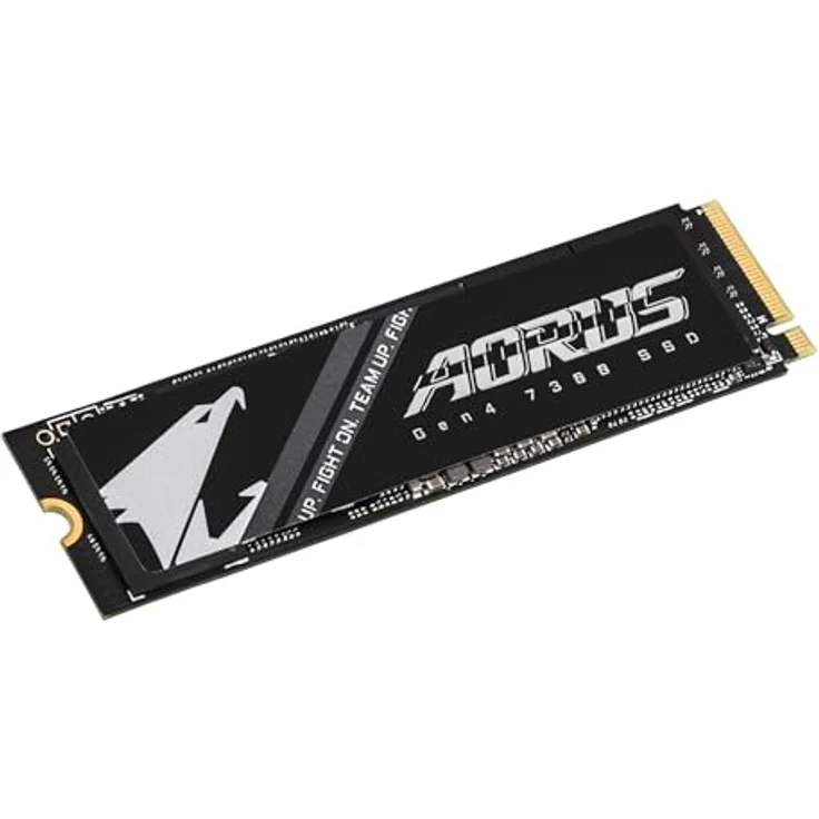 GIGABYTE AORUS Gen4 7300, 1 TB M.2 SSD mit 7300 MB/s Lesegeschwindigkeit, schwarz – Bild 2