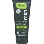 Alterra 3in1 Sport Duschgel für Männer, Sandelholzduft, Bio-Hopfen & Aloe Vera, vegan, ohne Mikroplastik 200 ml