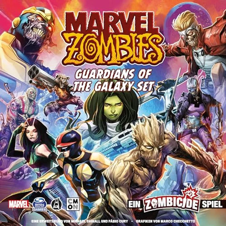 CMON | Marvel Zombies: Guardians of the Galaxy – Ein Zombicide Spiel | Erweiterung | Kennerspiel | Dungeon Crawler | 1-6 Spieler | Ab 14+ Jahren | 60 Minuten | Deutsch – Bild 2