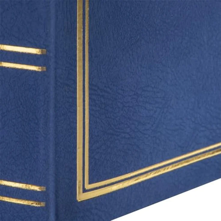 Hama Super-Jumbo-Album London, 34x35 cm, 80 weiße Seiten, Blau – Bild 4