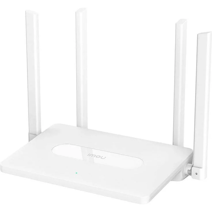 Imou HR12G Dual-Band WiFi Router, bis zu 1200 Mbit/s, 4 externe Antennen, Weiss
