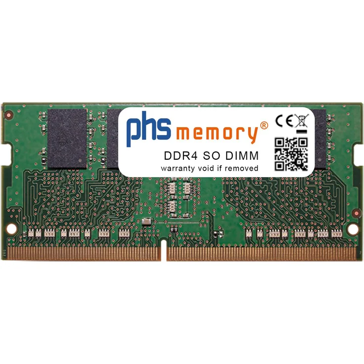 PHS memory 8GB DDR4 SO DIMM 2400MHz RAM Speicher kompatibel mit QNAP TS-251D-4G