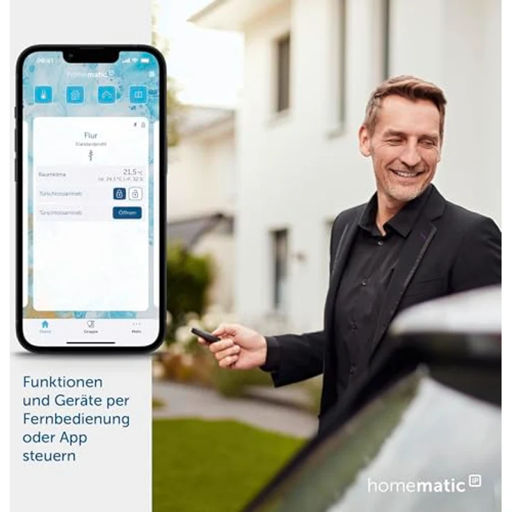 Homematic IP Schlüsselbundfernbedienung – 4 Tasten (HmIP-KRC4) – Bild 2