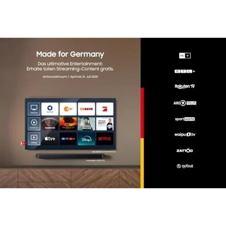 Samsung Neo QLED 4K QN70F, 55 Zoll (138 cm) Mini LED Smart TV mit NQ4 AI Gen2 Prozessor, Quantum Matrix Technology Slim, Motion Xcelerator 144Hz, AirSlim Design (2025) – Bild 4