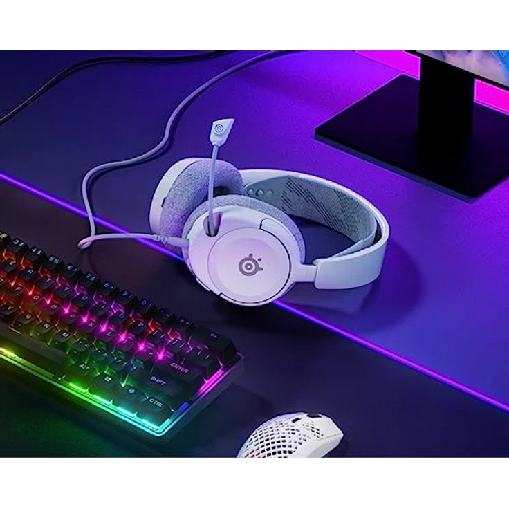 SteelSeries Arctis Nova 1 - Multi-System Gaming-Headset - Hi-Fi-Treiber - 360° Surround-Sound - AirWeave Memory Foam-Ohrpolster – Bild 2