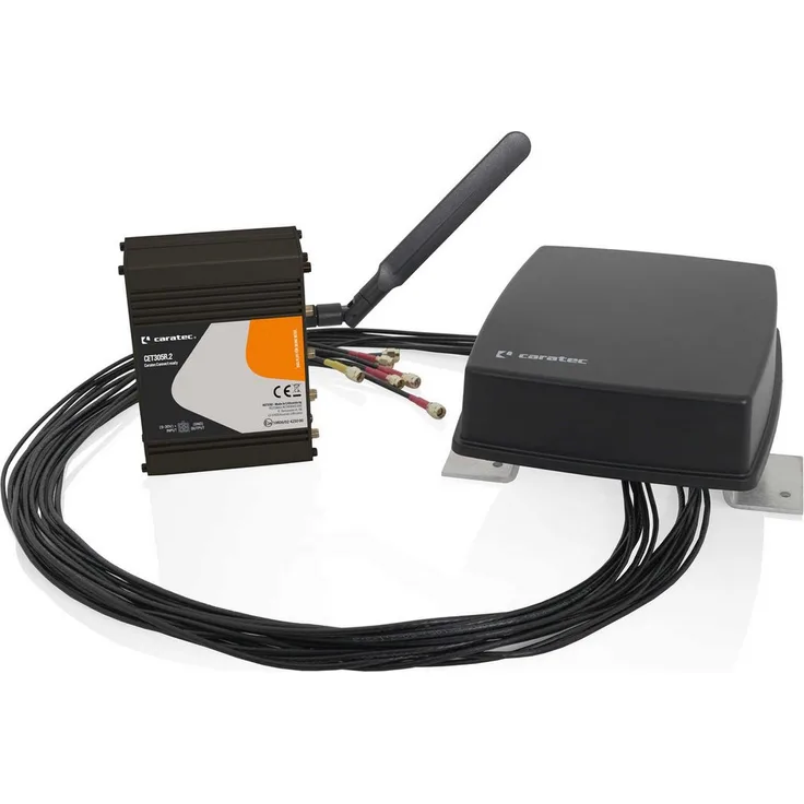 Caratec CET305R.2 5G Caravaning-Routerset, mobiler 5G/LTE WLAN-Router mit Außenantenne und eSIM-Funktion, schwarz