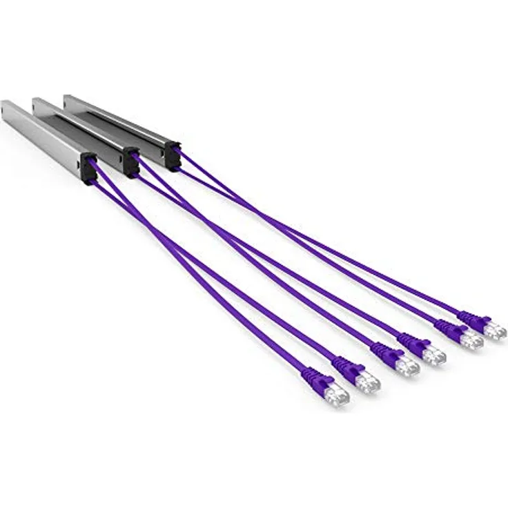 PATCHBOX Plus+ STP Long Range Ablage Cable tray Schwarz - Silber 3Stück(e) (C60STPXC6XX33V)