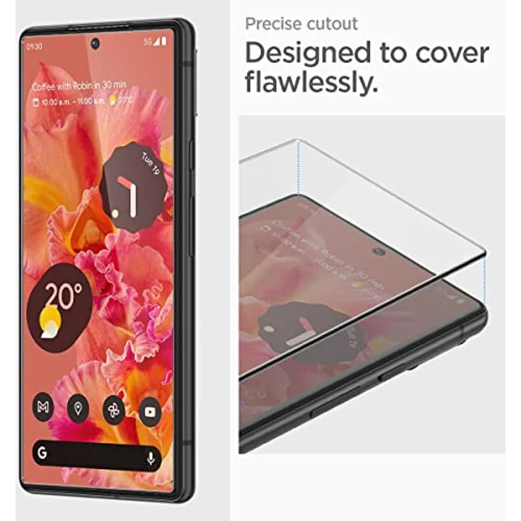 Spigen AlignMaster Schutzfolie kompatibel mit Google Pixel 7, 2 Stück, Kratzfest, 9H Härte Folie – Bild 5