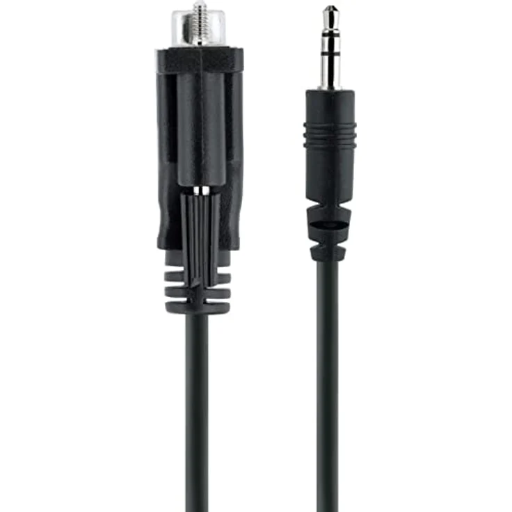 StarTech.com 1 m DB9 auf 3.5mm serielles Kabel, RS232 Adapter für Gerätekonfiguration, schwarz, langlebige Konstruktion, geeignet für TV, Projektoren und Digital Signage – Bild 2