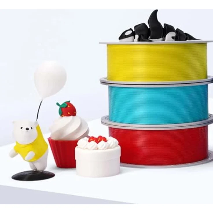 Bambu Lab PLA Basic 3D Filament, 1.75 mm, 1000 g, Grün, RFID für intelligentes Drucken, wiederverwendbare Spule – Bild 4