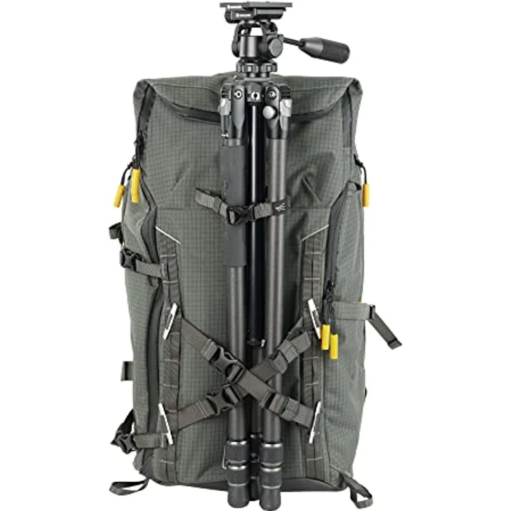 Vanguard Veo Active Birder 56 kg, Fotorucksack mit 47 l Volumen, robuste Nylonkonstruktion, Regenschutz, ergonomische Tragegurte, grün – Bild 8
