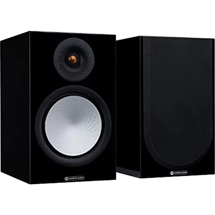 Monitor Audio Silver 100 New 7G in Black Gloss (Paar) - Regallautsprecher mit hochglänzendem Schwarz, paarweise erhältlich